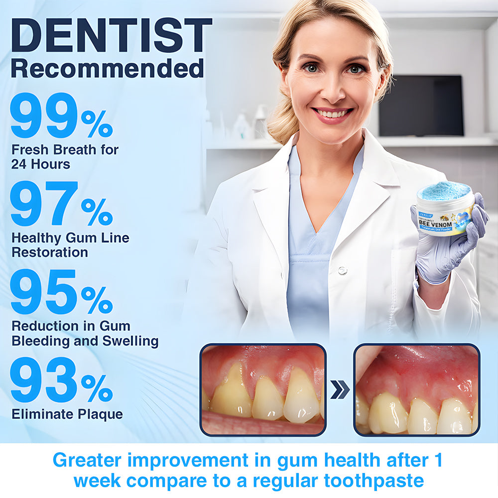 Odeiun⢠Bee Venom Treatment Oral Powder | ADA-Approved & Dentist Recommended