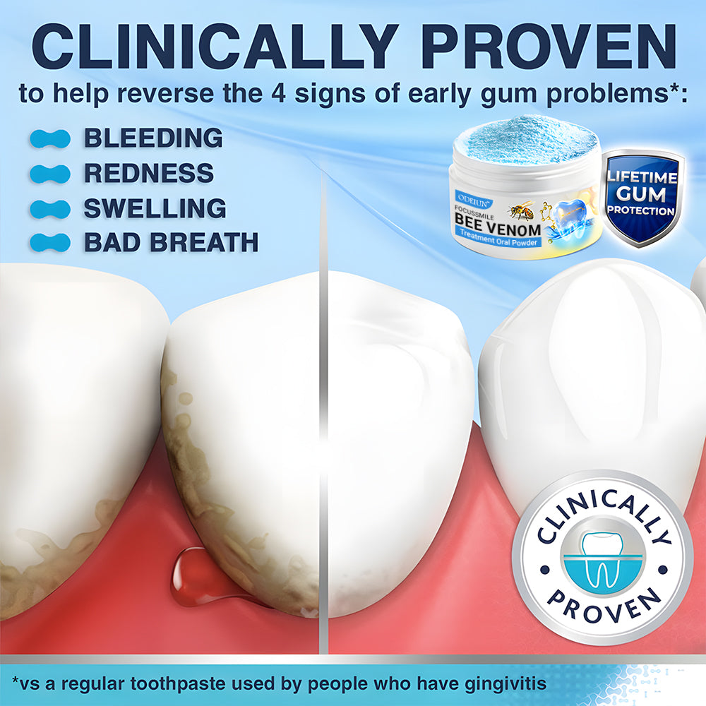Odeiun⢠Bee Venom Treatment Oral Powder | ADA-Approved & Dentist Recommended