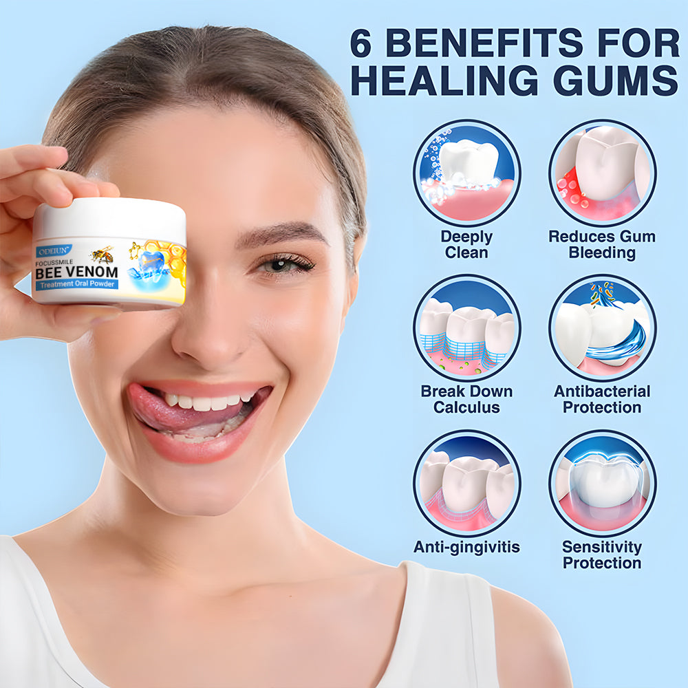 Odeiun⢠Bee Venom Treatment Oral Powder | ADA-Approved & Dentist Recommended