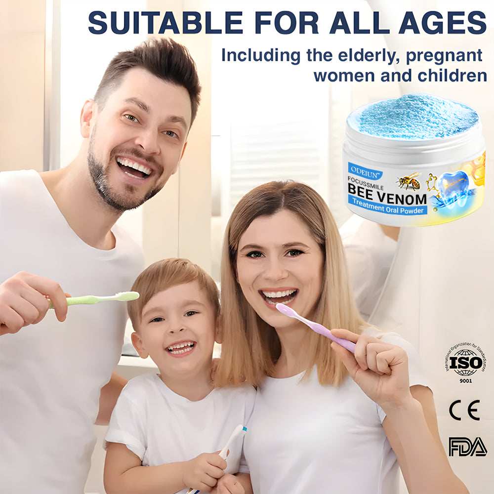 Odeiun⢠Bee Venom Treatment Oral Powder | ADA-Approved & Dentist Recommended