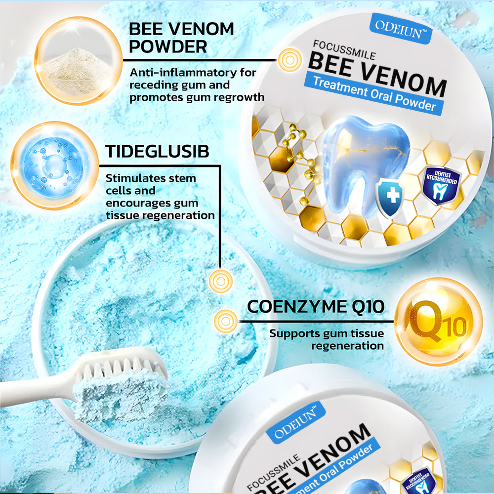 Odeiun⢠Bee Venom Treatment Oral Powder | ADA-Approved & Dentist Recommended
