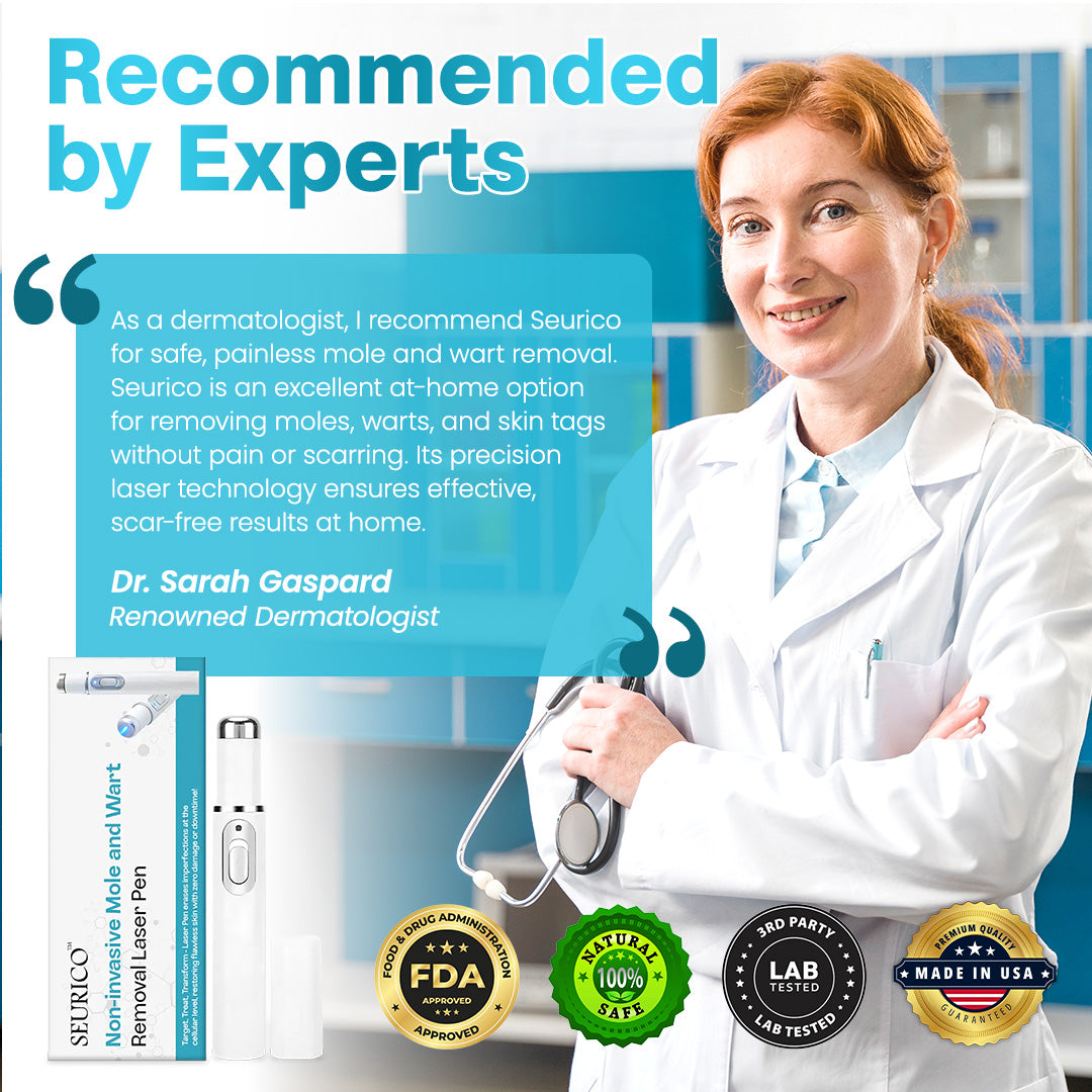 Seurico™ Painless Laser Mole & Wart Remover Pen – Fast At-Home Treatment