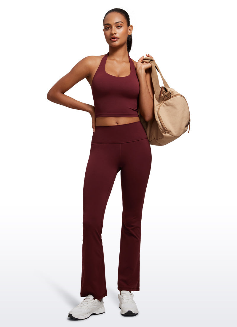 Butterluxe Halter Built-in Bra Tanks