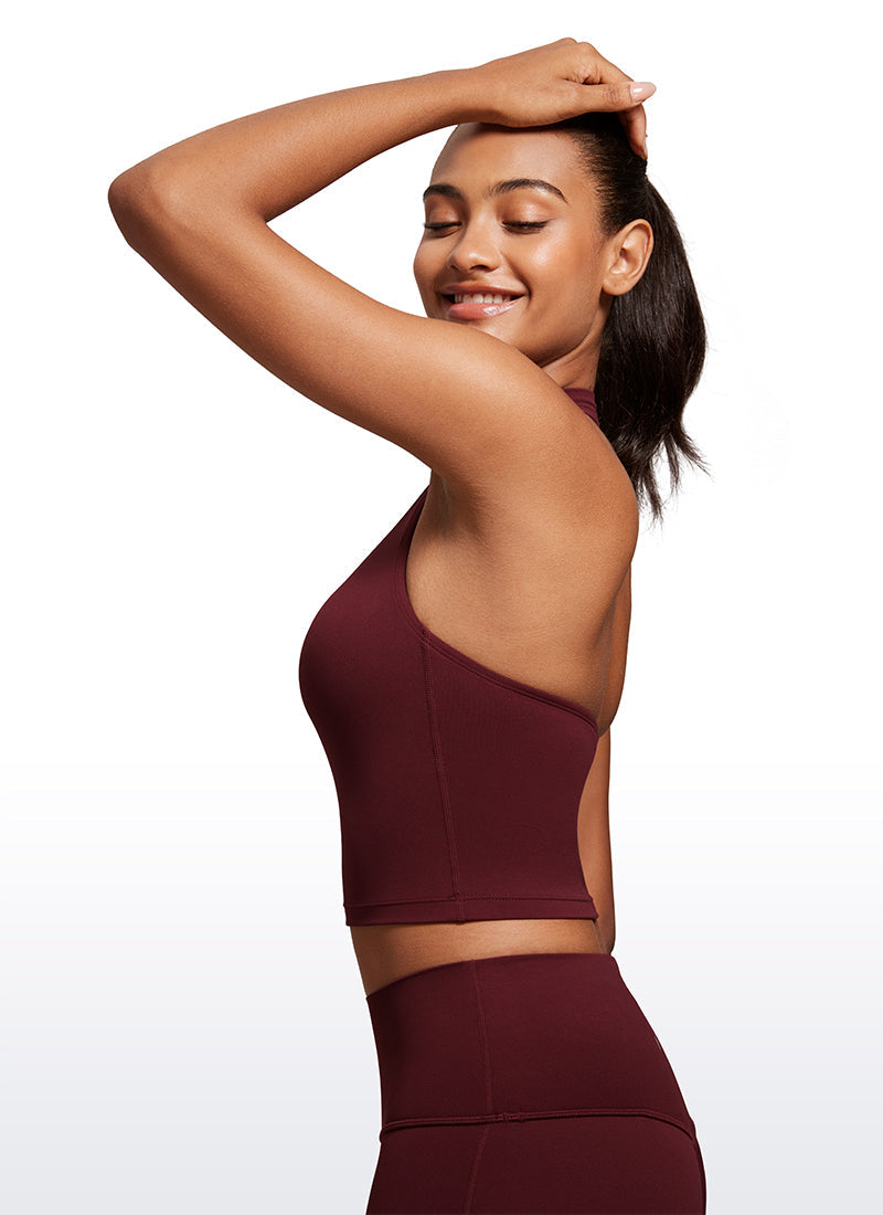 Butterluxe Halter Built-in Bra Tanks