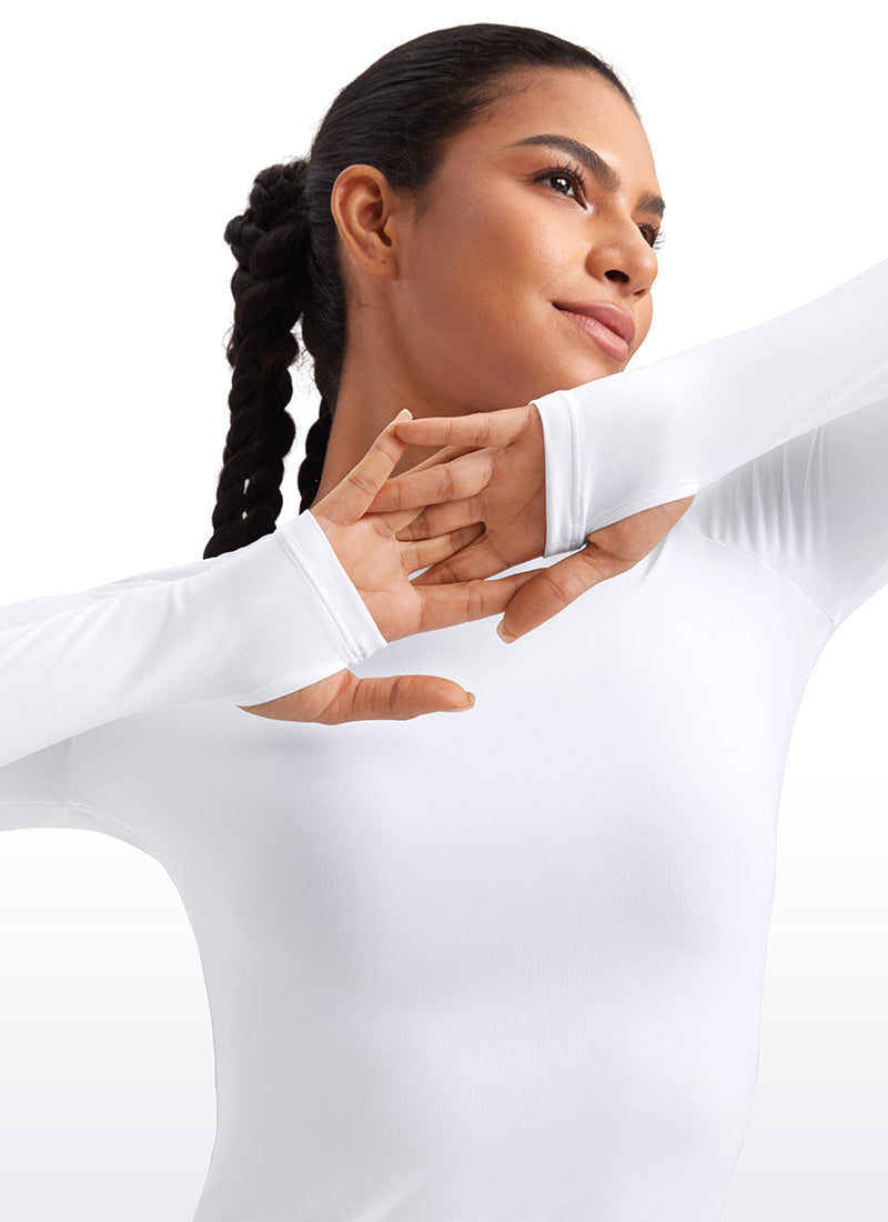 Cloudweight Lightweight Workout Crewneck Long Sleeve with Thumb Hole