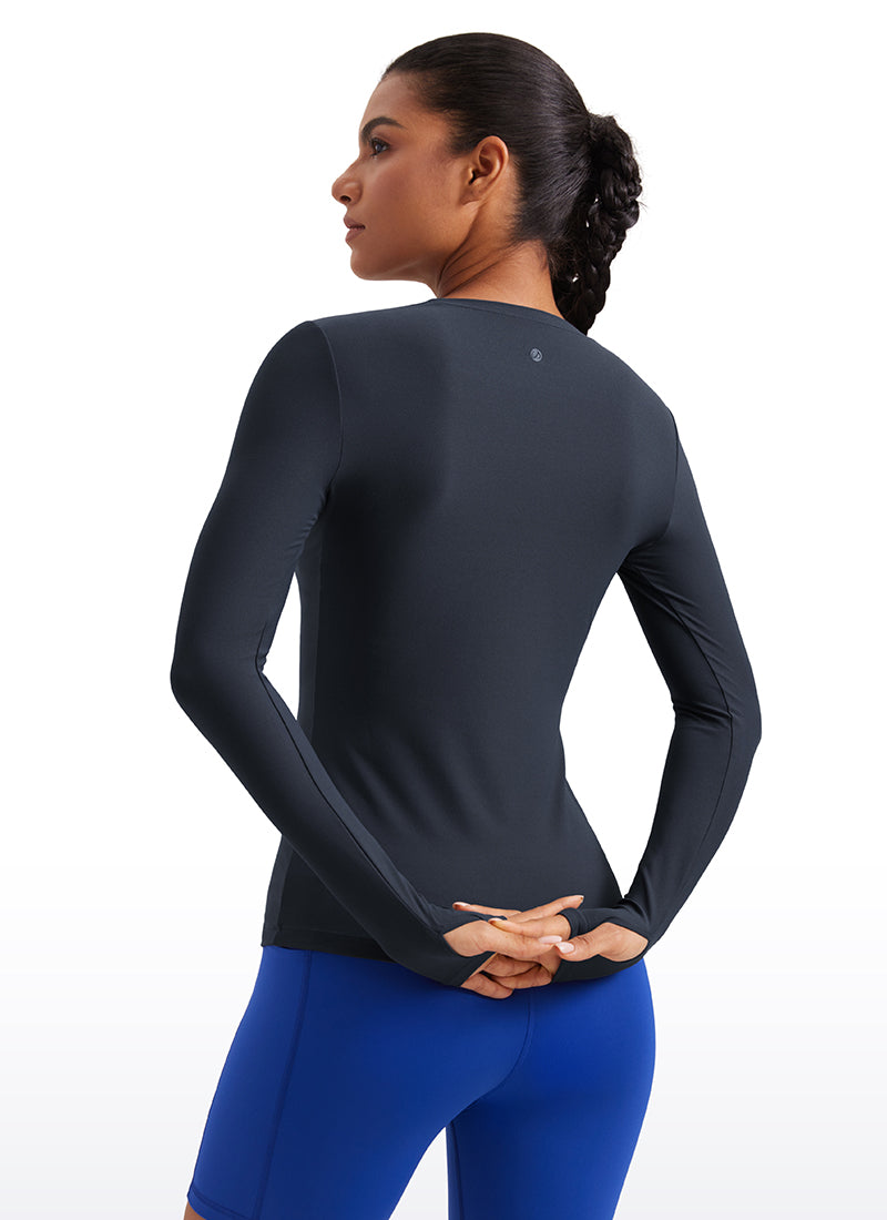 Cloudweight Lightweight Workout Crewneck Long Sleeve with Thumb Hole