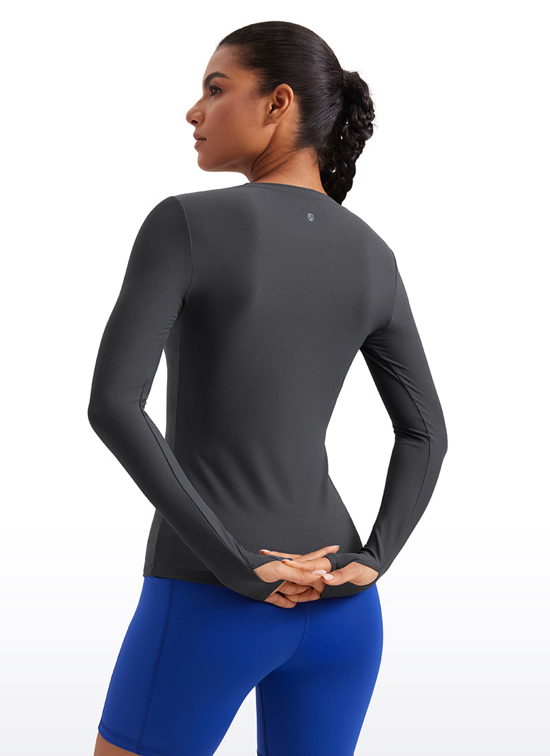Cloudweight Lightweight Workout Crewneck Long Sleeve with Thumb Hole