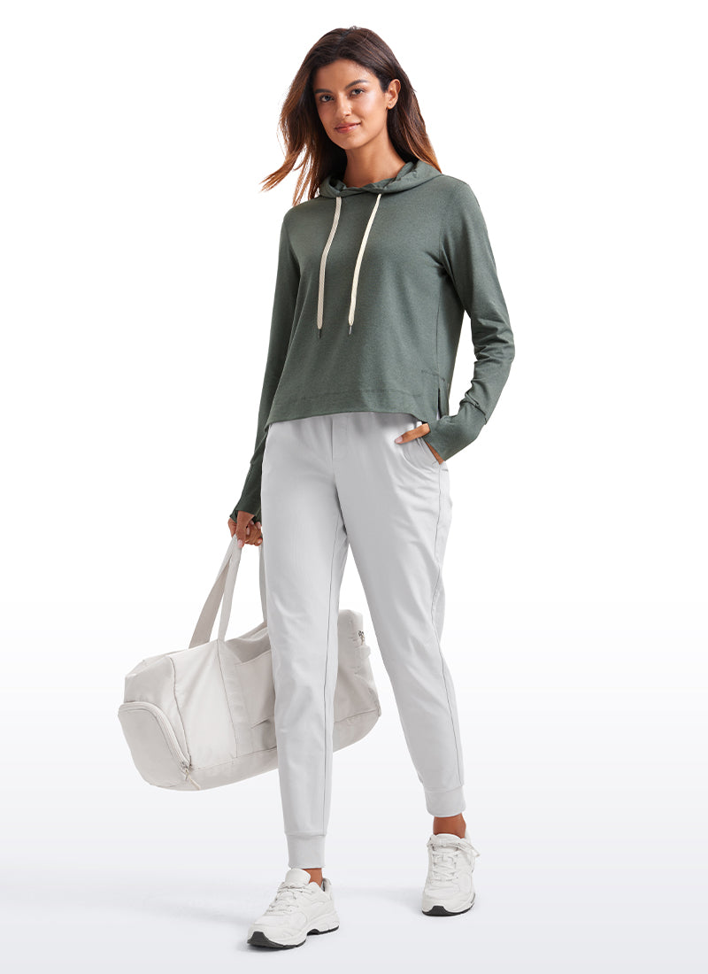 Lightweight Pullover Hoodies with Thumb Holes