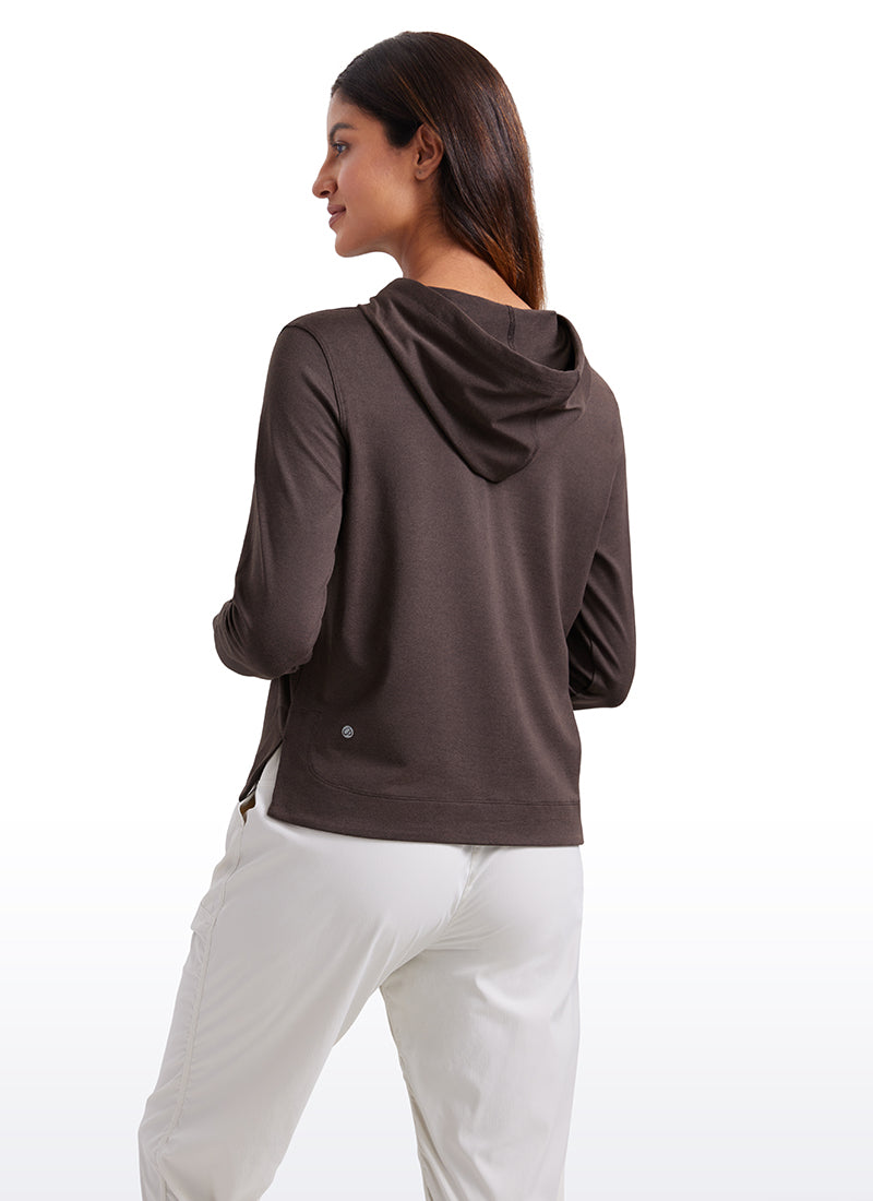 Lightweight Pullover Hoodies with Thumb Holes