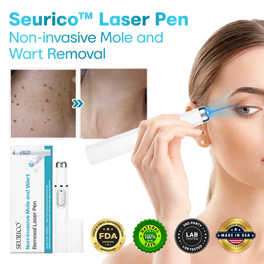 Seurico™ Painless Laser Mole & Wart Remover Pen – Fast At-Home Treatment